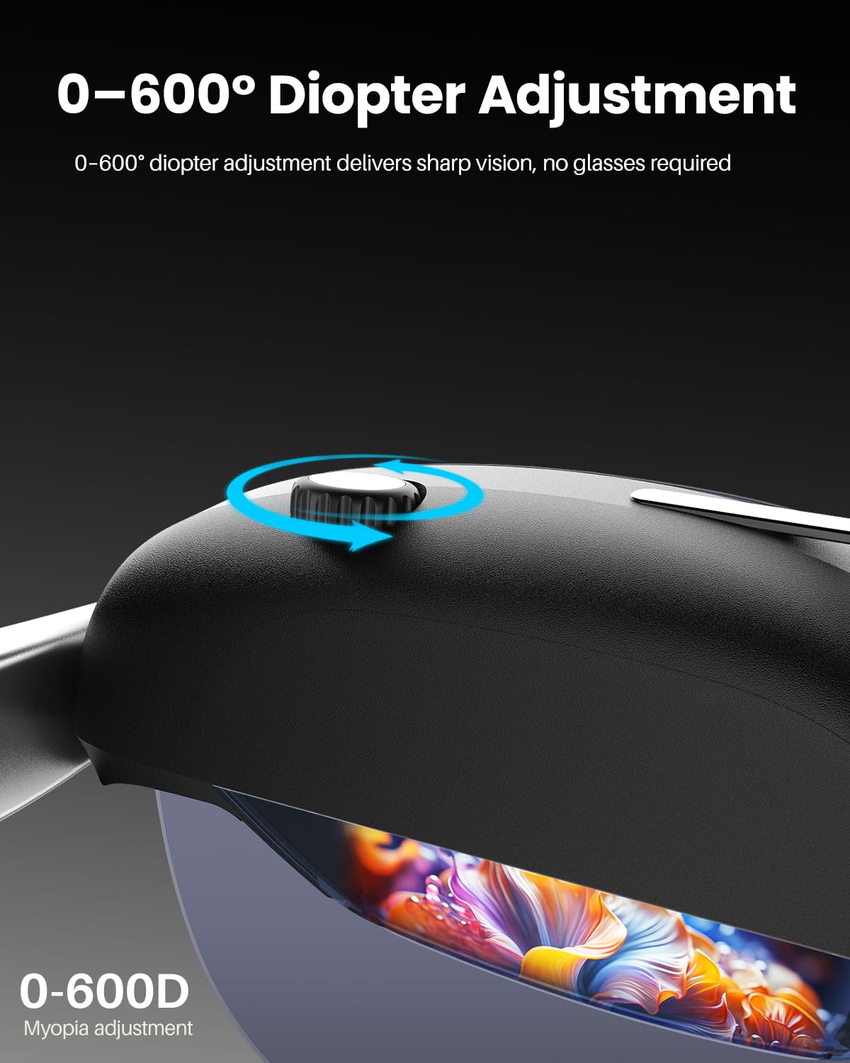 TOZO VIZO Z1 Pro AR Glasses 160" Virtual Screen, 1800 Nits, 120Hz Micro-OLED Display, 2D/3D, Dual Stereo Speakers, USB-C Plug, Detachable Frame, Lightest Portable Wearable Display for iPhone & Android