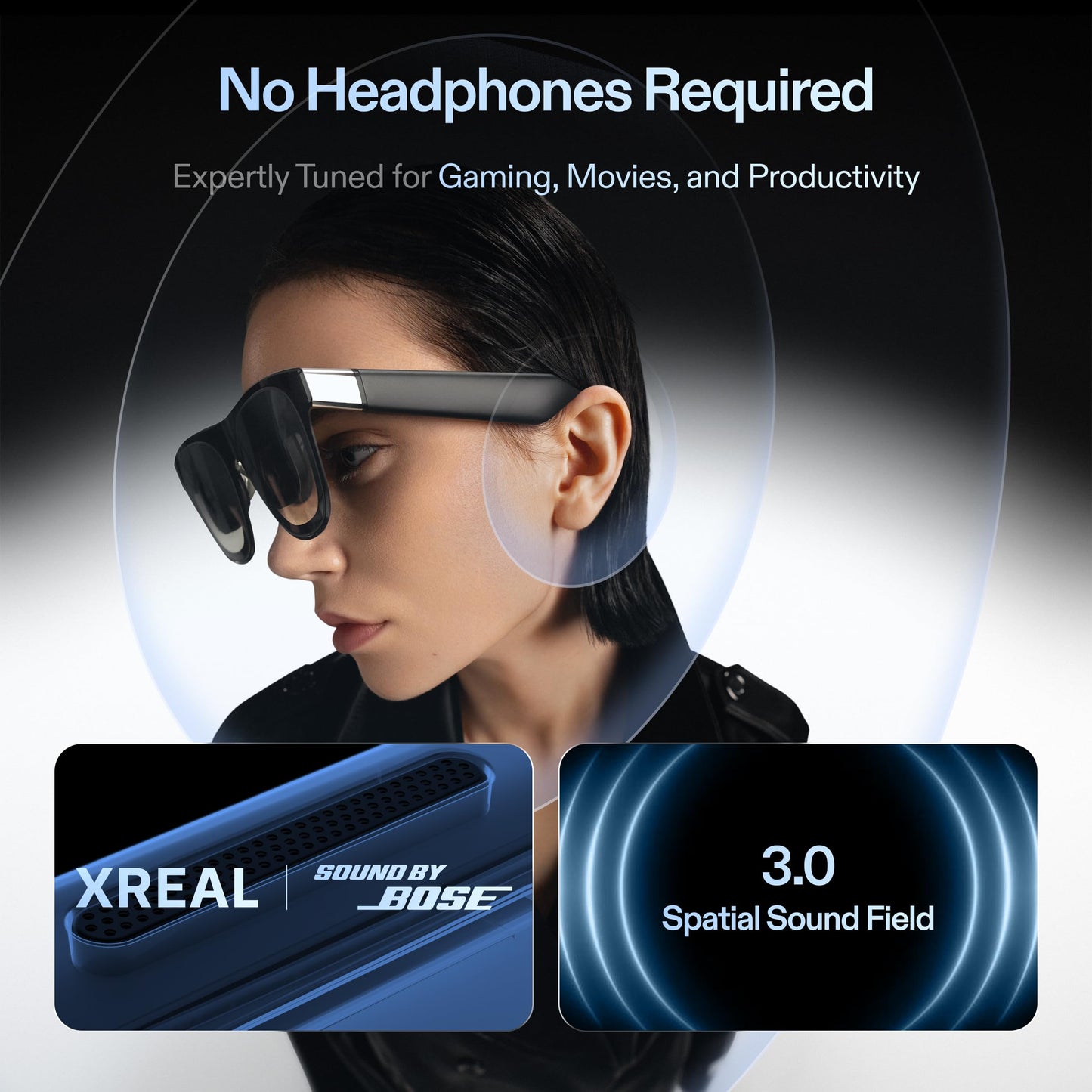 XREAL One Pro AR Glasses with X1 Chip, Native 3 DoF, X-Prism Optics, Real 3D, 57°FOV 171" 120Hz FHD Display, XR Glasses for iPhone 17/16, Steam Deck, ROG, Mac, PC, Android & iOS M (IPD 57-66mm)