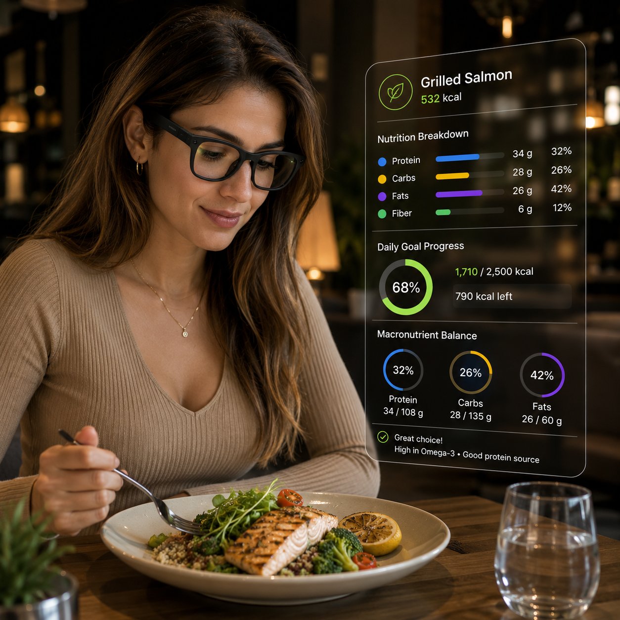 AI Smart Glasses – 4K Camera, Live Translation & AR Navigation