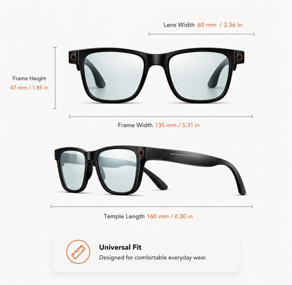 AI Smart Glasses – 4K Camera, Live Translation & AR Navigation